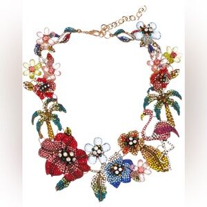 Flora and Fauna crystal necklace by Eye Candy Los Angeles